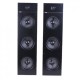 Digital X X7 Dual Sound Bar System Home Theater Tower Speaker Black